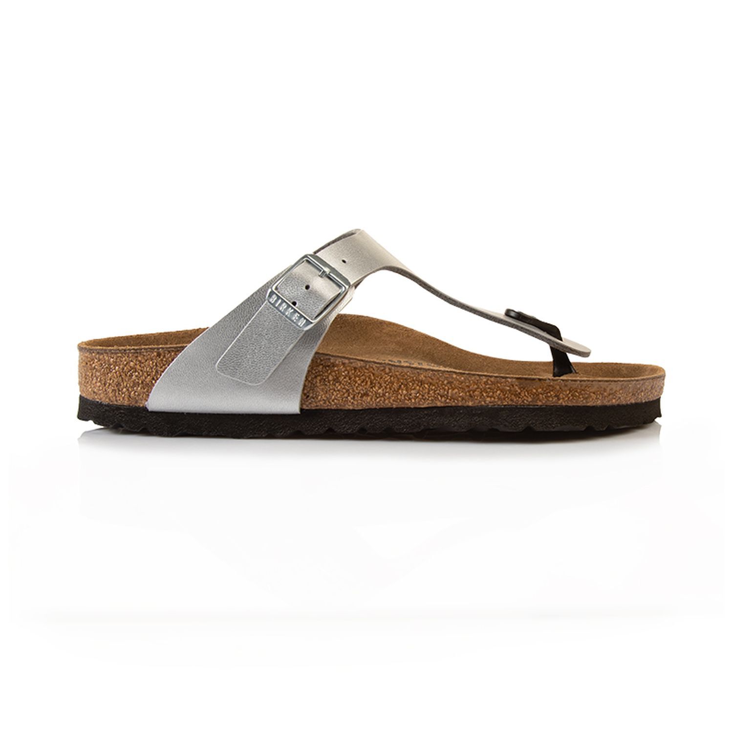 birkenstock gizeh silver